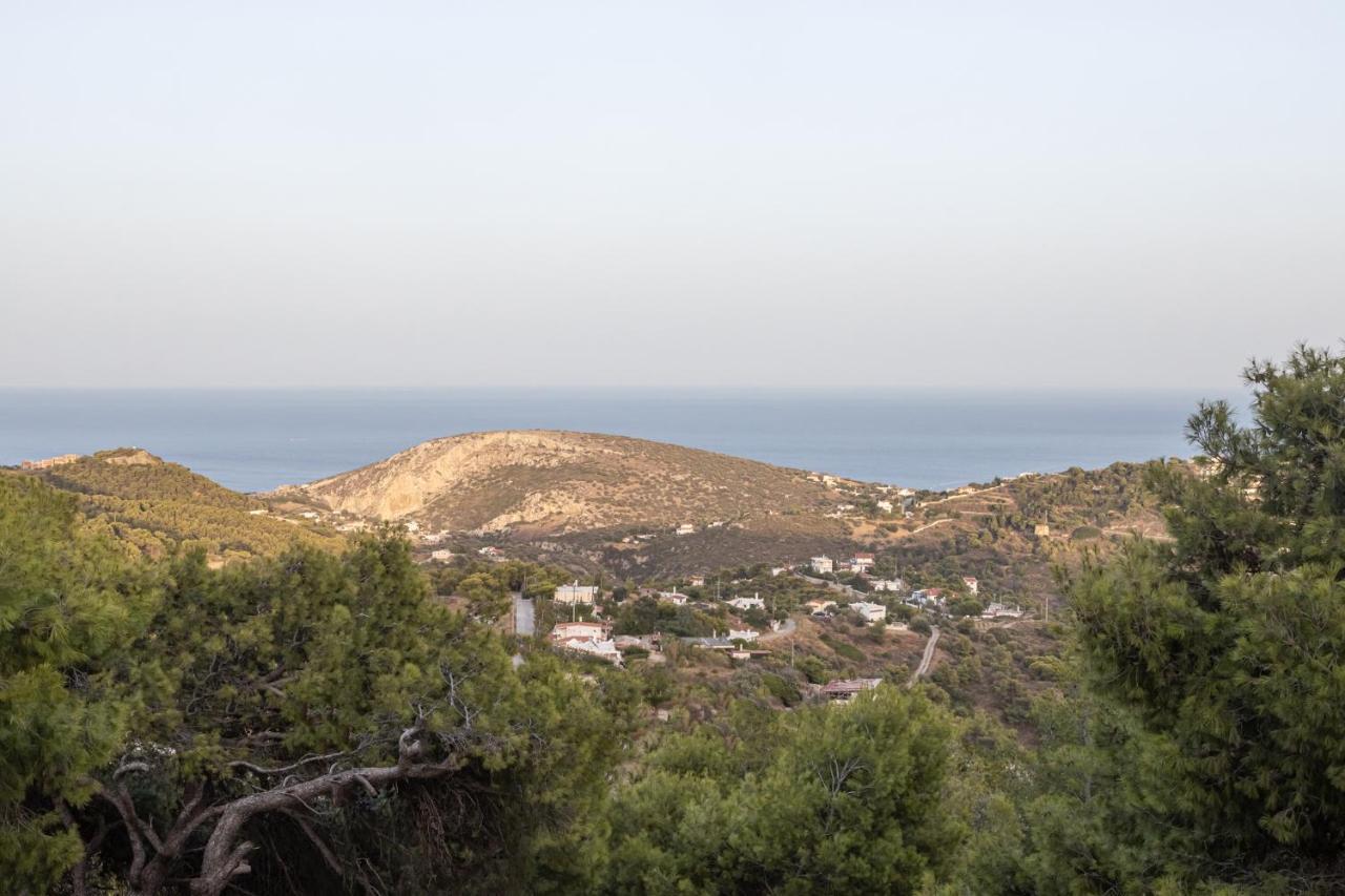 Mary'S Paradise Apartment With Panoramic Sea View To Kakia Thalassa And Daskalio Keratea Buitenkant foto